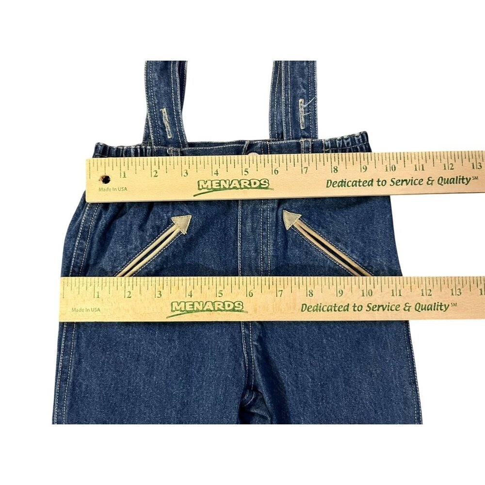 Vintage Harley-Davidson Toddler Overalls 2T Denim Jeans Boys 100% Cotton Used - Picture 9 of 15